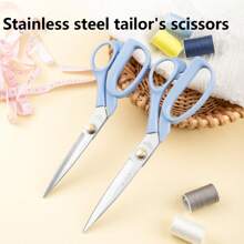 Heavy Duty Fabric Sewing Scissors, Multi-Purpose Tailor Shears, Stainless Steel Ultra Sharp Blades For Textile Crafts, Comfortable Grip With Protective Cover
