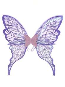 1pc/4pcs Adult Set Festival Fairy Butterfly Wings,Halloween Party Performance Props,Shiny Angel Wings For Wedding,Carnival Accessories,Elf Garland,Ear - Multicolor - View 19
