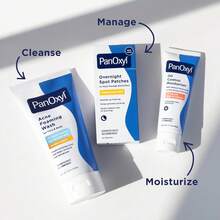 "PanOxyl  Acne Foam Wash (1oz)| 10% Medical-Grade Benzoyl Peroxide| 100% Tube| 1 Bottle = 30 Cotton Pads Saved| Fragrance/Dye Free"