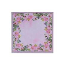 1 包 20 张花卉印花纸巾，一次性双层方形餐巾，适合生日、婚礼、派对主题、厨房和家庭使用