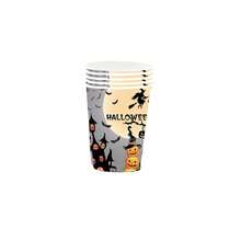 10pcs/20pcs/50pcs Halloween Disposable Paper Plate Set, Halloween Party Disposable Paper Plates, Cute Halloween 9-Inch/7-Inch Paper Plates, Paper Cups, Napkins, Suitable For Halloween Table, Halloween Party Decorations, Party Supplies - Multicolor - View 7