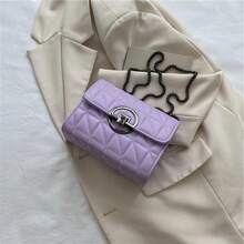 Women Top Handle Bags - 紫色 - 查看 9