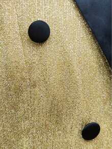 男士亮片撞色燕尾服套装，适合参加舞会、庆典和正式活动