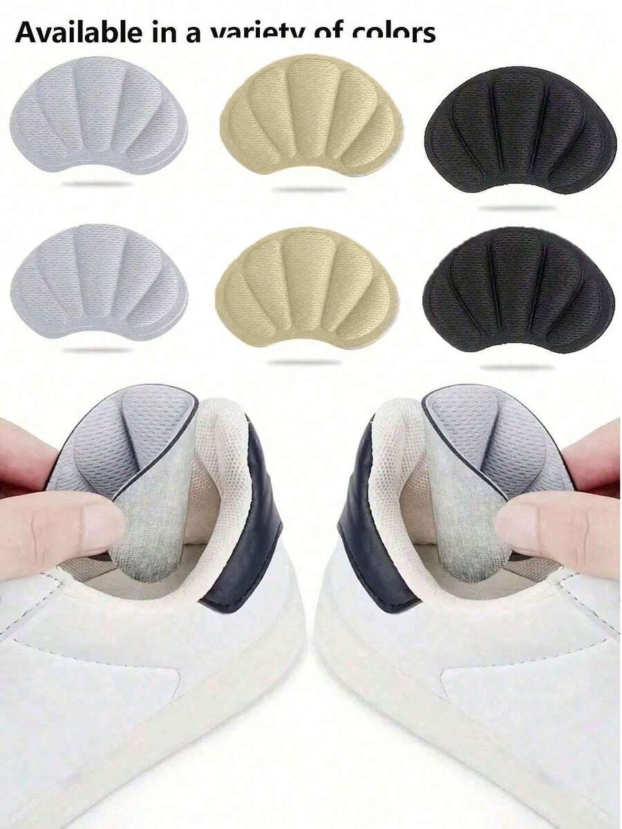 10 Pairs Heel Sticker Anti-Drop Heel, Foot Sports Insole Heel Sticker, Adjustable Shoes Pads,Sports Shoes With Heel Stickers For Men And Women's Shoes, Major Changes To Small Anti Drop And Anti Wear Heel Stickers, Adjustable Shoe Size, Half Size Pad, Foot Care - Shoe Sticker For Comfort And Protection,Very Suitable For Traveling