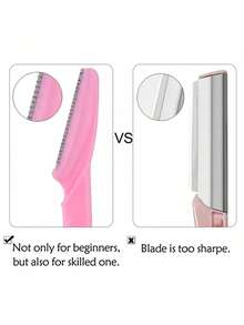10-Piece Multifunctional Eyebrow Trimmer, Not Only Can Trim Eyebrows, But Also Can With Fine Facial Hair. Sharp Eyebrow Trimmer, Easily Trims Messy Eyebrows And Creates Exquisite Eyebrow Makeup. It Is Small And Portable, Safe And Scratch-Free. Even Novices Can Easily Use It. It Is Suitable For Holiday Gifts. - Multicolor - View 9