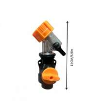 Water Heater Cleaning Tool, Adapter With Gasket, Auxiliary Tool For Removing Dirt From Water Heater, Universal Interface - màu vàng - Xem 2