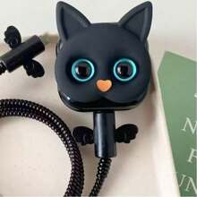 Funda protectora compatible con cargador Apple de 20w, estándar del Reino Unido, con diseño de gato de dibujos animados compatible con iPhone 13/14/15/16, protección de cable de datos, accesorio de carga lindo como regalo, accesorios de teléfono