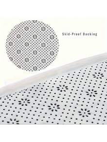 3pcs Quick-Dry Bathroom Mat Set - Non-Slip, Ultra-Absorbent Polyester Rugs For Shower, Toilet, Laundry - Unscented, No Battery Needed - Multicolor - View 6