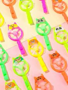 20pcs Colorful Pinwheel Whistles, 12cm/4.72in Length, 6.5cm/2.56in Width. Fun Party Favors To Liven Up The Atmosphere. Party Supplies: Small Toys, Christmas Gifts, Christmas Essentials, Cheering Props, Candy Whistles, Pinwheels, Colorful Pinwheels, Referee Whistles, Loud Outdoor Sports Whistles, Halloween Gifts, Christmas Gifts. Give Your Family A Gift And Surprise! - Multicolor - View 2