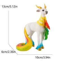 Mityczny posąg jednorożca i pegaza, magiczne zwierzę morskie, głowa konia, ogon ryby, figurka hipokampa, wystrój domu i idealny prezent dla miłośników fantasy, urodziny, prezent świąteczny