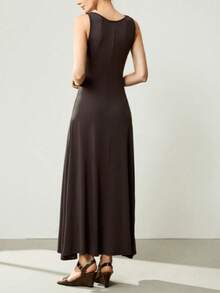 Collare elegante da donna in stile retrò con colletto a colour solido per la primavera