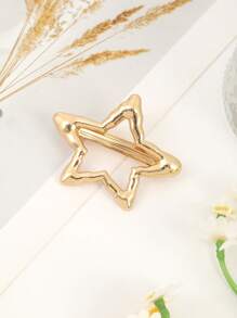 1 件装极简主义金属云形发夹、发夹、爪夹、发爪、发夹、发夹、发夹、发夹