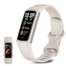 智能手表监测睡眠、心率、血压、多种锻炼模式、IP67 防水、步数、闹钟提醒、时尚、小巧轻便的女士手表
