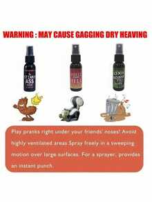 1pc Stink Fart Spray April Fool's Day Prank Liquid Toy Spoof Smell Entertainment Poop Bomb Smell Halloween Pick Up Party Supplies Stinky Fart Spray & Poop Bomb For Maximum Laughs! /3 Packs Stink Fart Spray Set - Various Fragrances - View 6