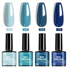 LIMEGIRL 4pcs Gel Nail Polish Set, Four Seasons Colors Collection, Long-Lasting, Soaking Gel Nail Polish Set,Gel Nail Kit Manicure DIY Nail Art Salon Home Gift For Women - 彩色 - 查看 8