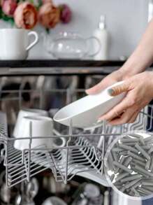 50/100/200 Pieces Grey Protective Cover Dishwasher Protective Cover End Piece Protective Cover Dishwasher End Piece PVC Anti-Scratch Hand Protection