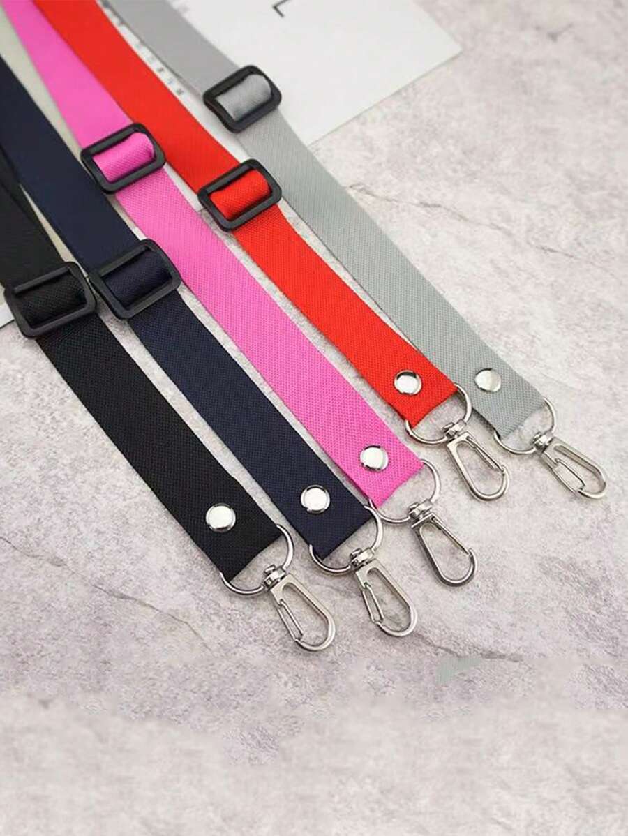 1 pieza Cordón ajustable de color liso para mujer, estilo moda, correa de cuello tipo bandolera