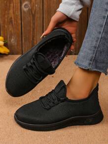 Thermal-Lined Winter Shoes, New Anti-Slip Soft Bottom Kitchen/Office/Work Shoes, Casual Sports Shoes For Women [Standard Size]