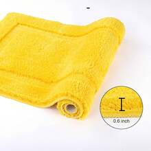 HEBE Super Soft Bathroom Rugs  Long Bath Mats Runner Non Slip Washable Absorbent Bath Rugs Carpets For Bathroom Floor Tub Shower Vanity Sink Home Decor Accessories - Yellow - View 5