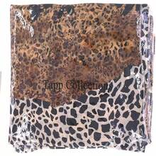 ™   Fashionable Soft Chiffon Scarfhalloween - 豹紋/剖面印花 - 查看 5