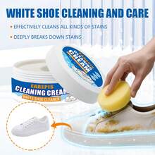 Multi-Purpose White Shoes Cleaning Cream, Gently Wipe To Remove Stains, Yellowing And Black Marks - Suitable For Everyday Household Cleaning - Multicolor - View 9