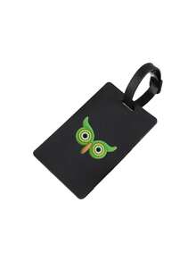 1 pezzo Etichetta bagaglio con motivo gufo cartoni animati, etichetta bagaglio in PVC, etichetta bagaglio per crociera, etichetta bagaglio personalizzata, etichetta bagaglio carina, etichetta bagaglio, etichetta identificativa bagaglio, scheda indirizzo carta d'imbarco, etichetta portatile, etichetta appendibile per borsa, etichetta appendibile portatile per bagaglio, etichetta bagaglio scrivibile, etichetta indirizzo, etichetta portatile carta d'imbarco, articoli essenziali per il bagaglio