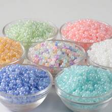 4mm 360 piezas Cuentas de vidrio, 13 colores 6/0 Pequeñas cuentas artesanales, Pequeñas cuentas espaciadoras para hacer joyas DIY, pulseras, collares y manualidades, agujero de 1,2mm