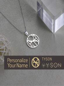 1 Custom Name Logo Melon Seed Clasp Pendant Necklace, Simple Personalized Elegant One-Of-A-Kind, Suitable For Daily Collocation, Holiday Gifts (The Pattern Of The Same Name Is Not Unique) - Multicolor 3 - View 3