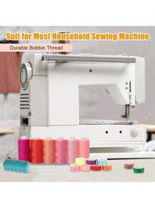 Nähgarn, reichhaltige Farben, geeignet für Hand- und Maschinennähen, DIY-Projekte, Notfälle und Reisen, Nähzubehör, hochweriger Polyesterfaden, farbige Kombination Haushaltsnähgarn, Handnähfaden, feiner Zwirn, Haushaltsnähgarn, Handnähgarn Polyesterfaden, farbige kleine Garnrolle, Haushaltsbedarf, Reisebedarf, Handwerkszeug-Zubehör, Textil-Nähbedarf, Heim & Leben, Kunst, Handwerk & Nähen, Bekleidungsnähen & Stoffe, Garn