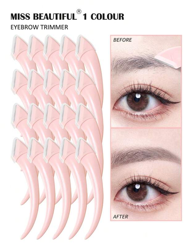 30pcs Eyebrow Shaping & Trimming Tool Set, Arch Eyebrow Razor, Crescent-Shaped Eyebrow Knife, Manual Hair Removal & Trimming Tools, Beginner Beauty Accessories.Christmas, Winter, Pink, Graduation, Birthday, Holiday, Summer, Autumn, Y2K, Fancy Fashion, Women's Makeup, Makeup Party, Beach Travel, Camping, Outdoor School, Campus Travel, Festival Decoration Gifts, Roses, Girl Role Playing, Best Colors, Charm, Atmosphere.1/3/6/12/24pcs.