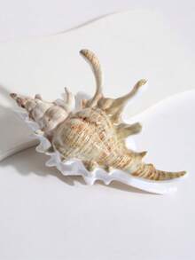 1个女士海湾海岸发夹，时尚沙滩海洋贝壳爪形粗发夹，时尚大号发爪饰品礼品时尚发饰美发夹秋冬度假装扮女士夏季 - 彩色 - 查看 18