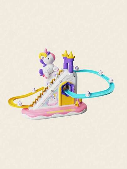 Hasbro Unicorn Climbing Track Toy Set – Light-Up Sliding Adventure With Rainbow Theme, Educational Gift For Girls, Birthday & Christmas Gift