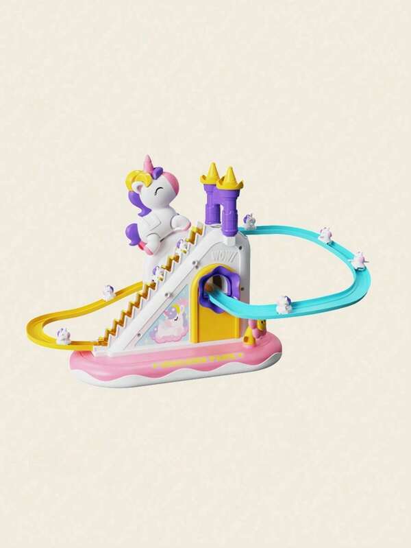 Hasbro Unicorn Climbing Track Toy Set – Light-Up Sliding Adventure With Rainbow Theme, Educational Gift For Girls, Birthday & Christmas Gift