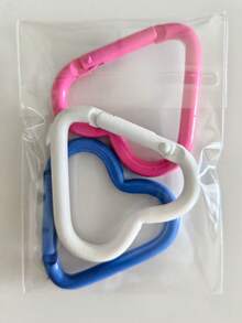 5/4/3/2pcs Heart-Shaped Snap Hook, Aluminum Alloy Carabiners, Use For Outdoor Climbing, Backpack, Daily Wear, Fishing Hiking Traveling And Sports Keychain Clip,For Jewelry Making Crocheting Crafts Arts Backpack Decor,Luxury Handbag Accessory,Valentine's Day,Fashion Jewelry Accessories,Couples Birthday & Holiday Gifts,Suitable For Bag Charm Car Keys - Multicolor - View 19