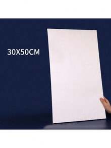 قماشة مشدودة لوحة الفنانين مسبقة التحضير للرسم بالألوان الزيتية والمائية والإكريليك، جاهزة للاستخدام بدون حمض ذات إطار خشبي قوي، مثالية للبالغين وهدايا الفنية والأشغال اليدوية، متوفرة بأحجام مختلفة - أبيض - مشاهدة 17