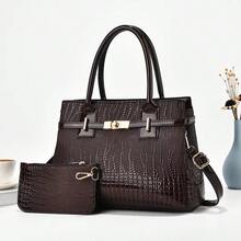 Women Top Handle Bags - Coffee - View 2