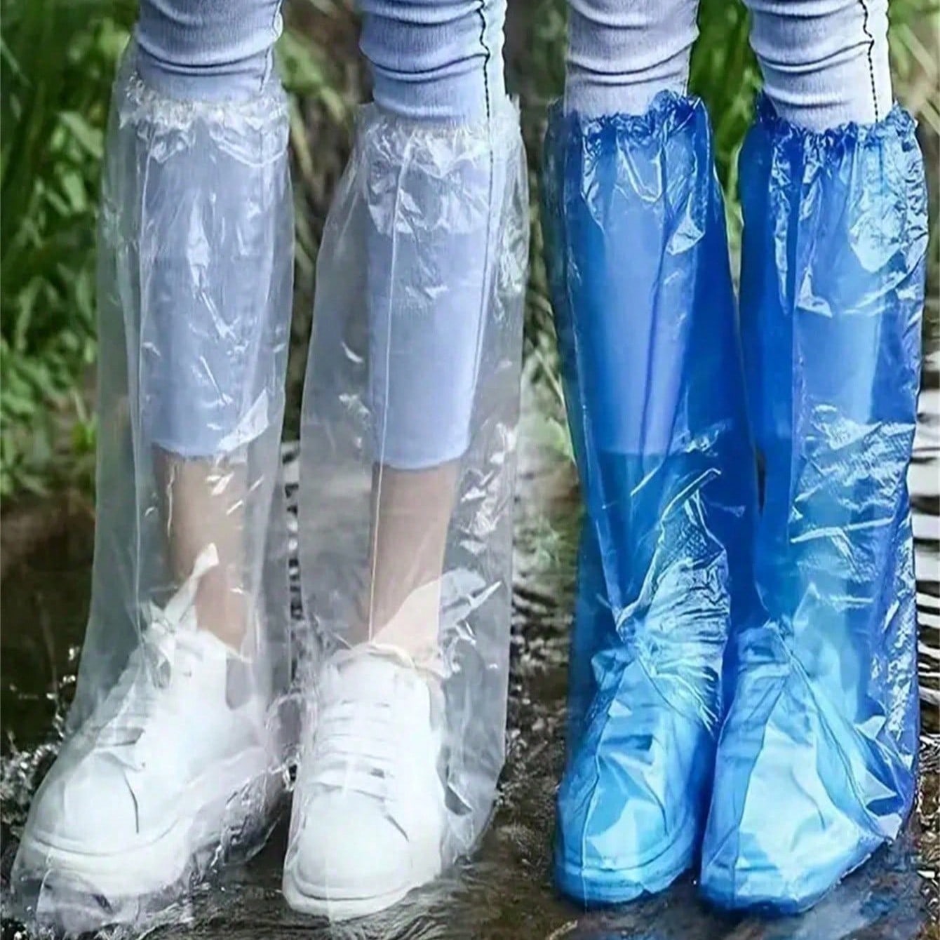 10PCS Travel Waterproof Rain Shoe Covers, Strong And Durable, Suitable For Rainy Days. Waterproof Rain Shoe Covers, Elastic, Can Be Used With Raincoats And Umbrellas. Unisex Disposable Waterproof Shoe Covers, Strong And Durable, Non-Slip, Suitable For Gardening, Motorcycles, Cycling And Other Rainy Days. Shoe Bag Travel Organizer Drawstring Shoes Pouch Shoes Cover Portable Dust-Proof For Men For Women Packing Cubes Travel Essential Cruise Essentials Vacation Essentials
