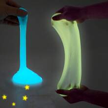 Glow-In-The-Dark Slime Kit - 2.37oz Super Soft, Non-Stick Relax Putty For Youngsters