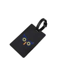 1 pezzo Etichetta bagaglio con motivo gufo cartoni animati, etichetta bagaglio in PVC, etichetta bagaglio per crociera, etichetta bagaglio personalizzata, etichetta bagaglio carina, etichetta bagaglio, etichetta identificativa bagaglio, scheda indirizzo carta d'imbarco, etichetta portatile, etichetta appendibile per borsa, etichetta appendibile portatile per bagaglio, etichetta bagaglio scrivibile, etichetta indirizzo, etichetta portatile carta d'imbarco, articoli essenziali per il bagaglio