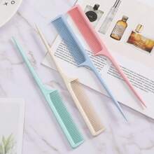 4 Stück Kunststoff-Färbekämme mit Gewinde, professionell für den Friseursalon geeignet, gleichmäßige Farbverteilung, rutschfeste Zähne, langanhaltend und leicht zu reinigen, für den Heimgebrauch geeignet