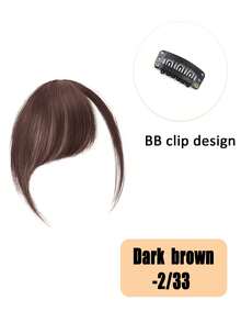 Synthetic Air Bangs Wig For Women 1 Clip In Hairpieces Accessories Mini Fake Bangs Suitable For Girls