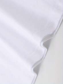 ¿Adam Cat? Camiseta de patrón creativo de gato divertido, camiseta de algodón puro de verano con estampado humorístico, estilo casual diario de manga corta - Blanco - Ver 6