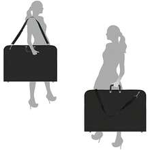 DESIGN PORTFOLIO WATER PROOF BLACK CASE ART WORK PAINTING-FOLDER BAG A1 A2 A3 A4 - Black - View 8