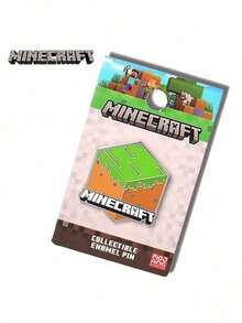 Microsoft Minecraft 我的世界苦力怕金属胸针珐琅徽章 1个 我的世界周边个性化创意徽章 时尚趣味收藏品 时尚别针饰品 可爱配饰别针 可用于外套、包包、布艺铅笔盒、连衣裙等 实用生日礼物 官方授权 - 綠色 - 查看 9