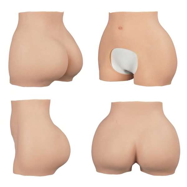 Trending European & American Fashion Realistic Silicone Butt Lifter Padded Panty, Buttocks Shaping Underwear, Soft Silicone Waist Trainer Shorts, Enhances Body Curves And Confidence