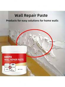 Home Decor Wall Repair Paste Kit - No Experience Needed, Easy To Apply And Sand For Smooth Wall Restoration, Waterproof And Anti-Crack, Convenient Installation - Multicolor - View 3