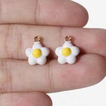 2 piezas/15 piezas/24 piezas Lindos dijes de aleación de zinc esmaltados con diseños 3D realistas de comida, animales, frutas, pasteles, sandía, corazón, cereza, chile, ideales para manualidades y elaboración de joyería