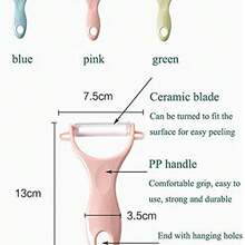 Veggie Peeler Y-Shaped, Vegetable Potato Fruit Carrot Peelers For Kitchen, Premium Ultra Sharp Stainless Steel Blade, Gift Idea - 隨機的 - 查看 2