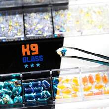 120Pcs Nail Rhinestones Moonlight 12 Shapes Big Gems Flatback Rhinestones K9 Glass Stones Nail Art Diamonds Crystals Jewels Nail Charms Arylic Nails Face Eye Makeup Crafts