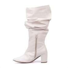 Domidona Women Fashion Boots - 白色 - 查看 5